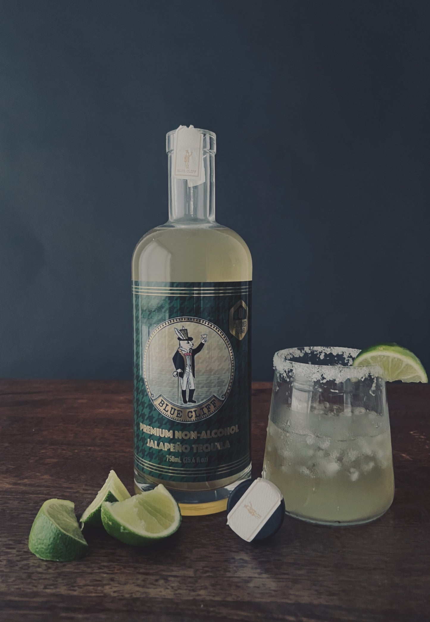 Tequila jalapeño sans alcool Blue Cliff Premium